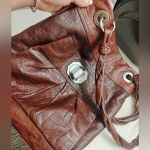 B. Makowsky Brown Leather Bag/Crossbody